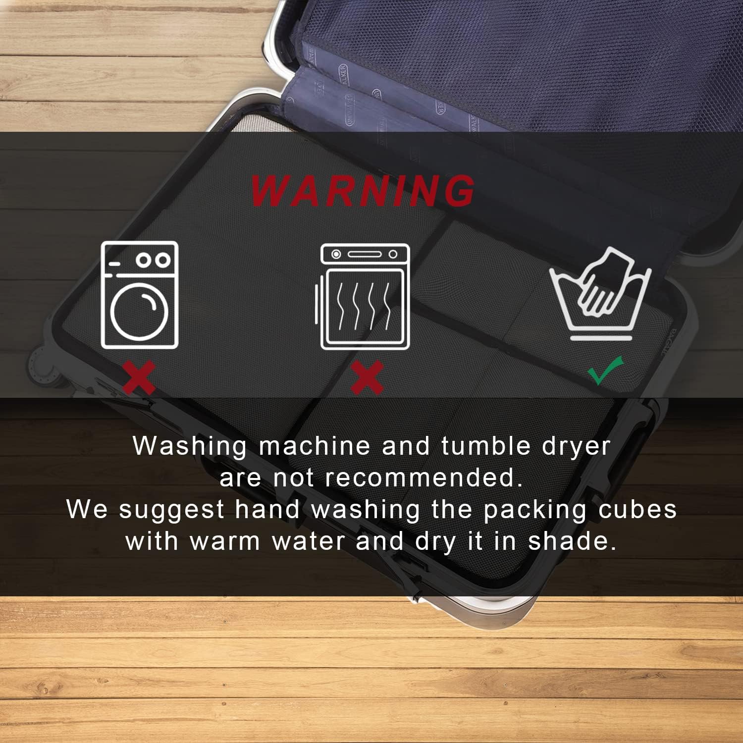 6 Set Packing Cubes,Travel Luggage Packing Organizers - Image 6