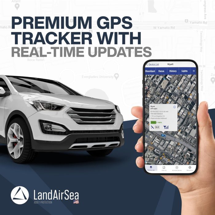 LandAirSea 54 GPS Tracker - Made in the USA from Domestic & Imported Parts. Long Battery, Magnetic, Waterproof, Global Tracking. Subscription Required - Image 2