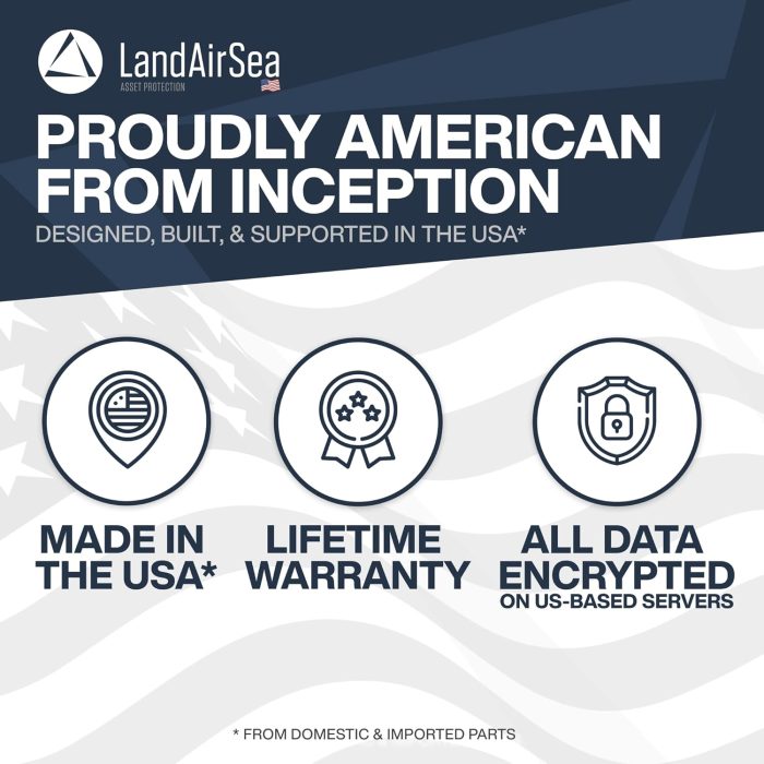 LandAirSea 54 GPS Tracker - Made in the USA from Domestic & Imported Parts. Long Battery, Magnetic, Waterproof, Global Tracking. Subscription Required - Image 6