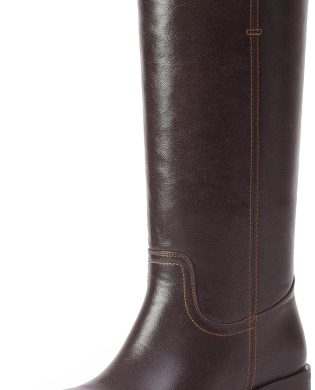 Mid Calf Boots for Women Chunky Block Heel Women’s Tall Boots Square Toe Comfortable Casual Boots Low Heel Trendy Stylish Boots