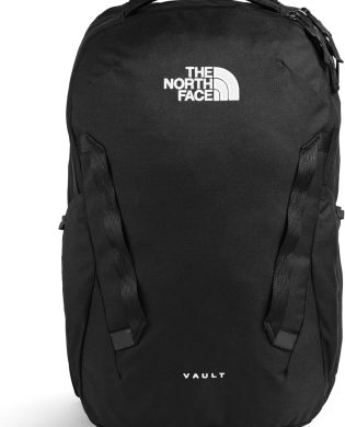 THE NORTH FACE Vault Everyday Laptop Backpack | Commuter Travel Bag with Water-Repellent Finish, Spacious Main Compartment, TNF Black-NPF, One Size